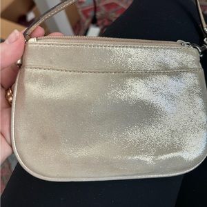 Coach Wristlet in Gold